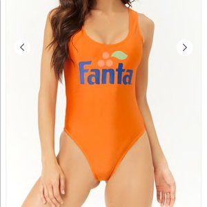 Forever 21 Fanta One Piece Swimsuit NWT M